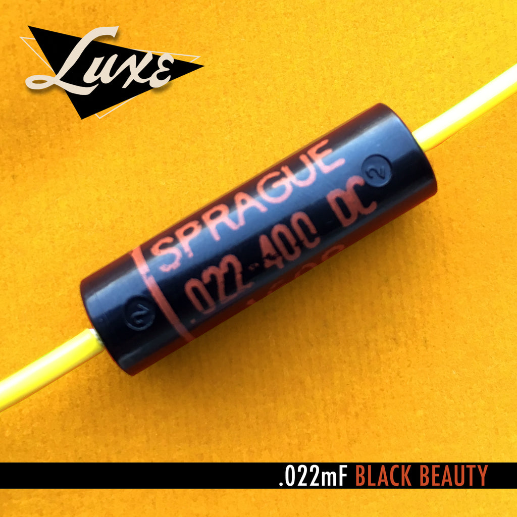 0.025mF - 0.039mF Out of Spec Clearance: Single Di-Film .022mF Black Beauty Capacitor