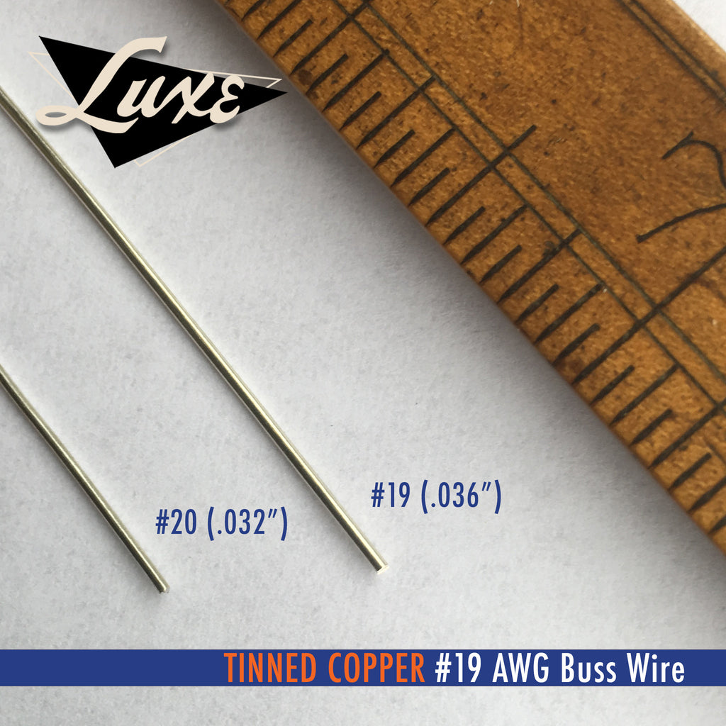 Wire/Tubing #19 AWG Tinned Copper Buss Wire
