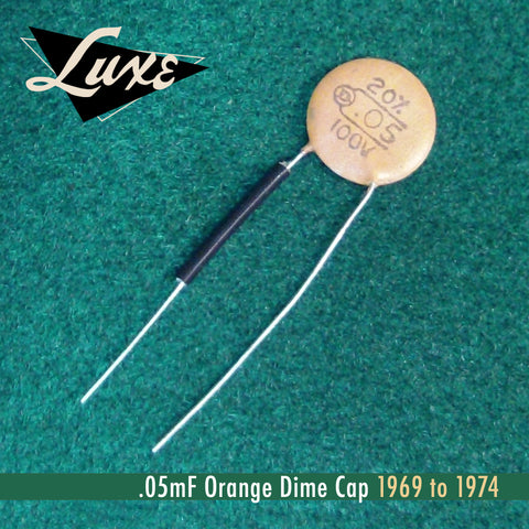 1969-1974 Ceramic Disk .05mF Orange Dime Cap